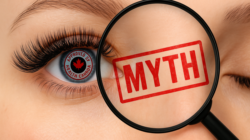 Debunking the Claim: Eyelash Extension Products Approved by Health Canada