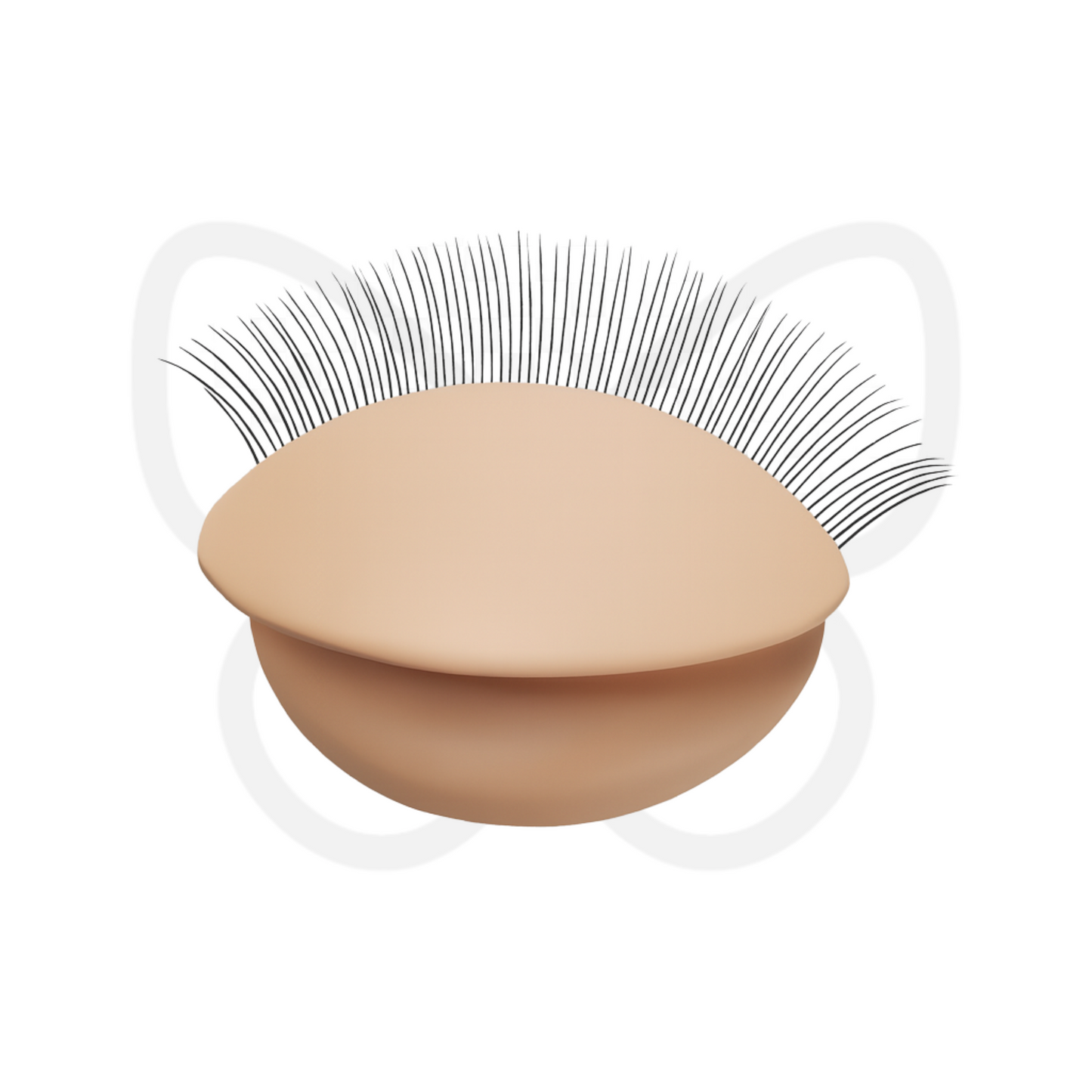 Silicone practice eyelids