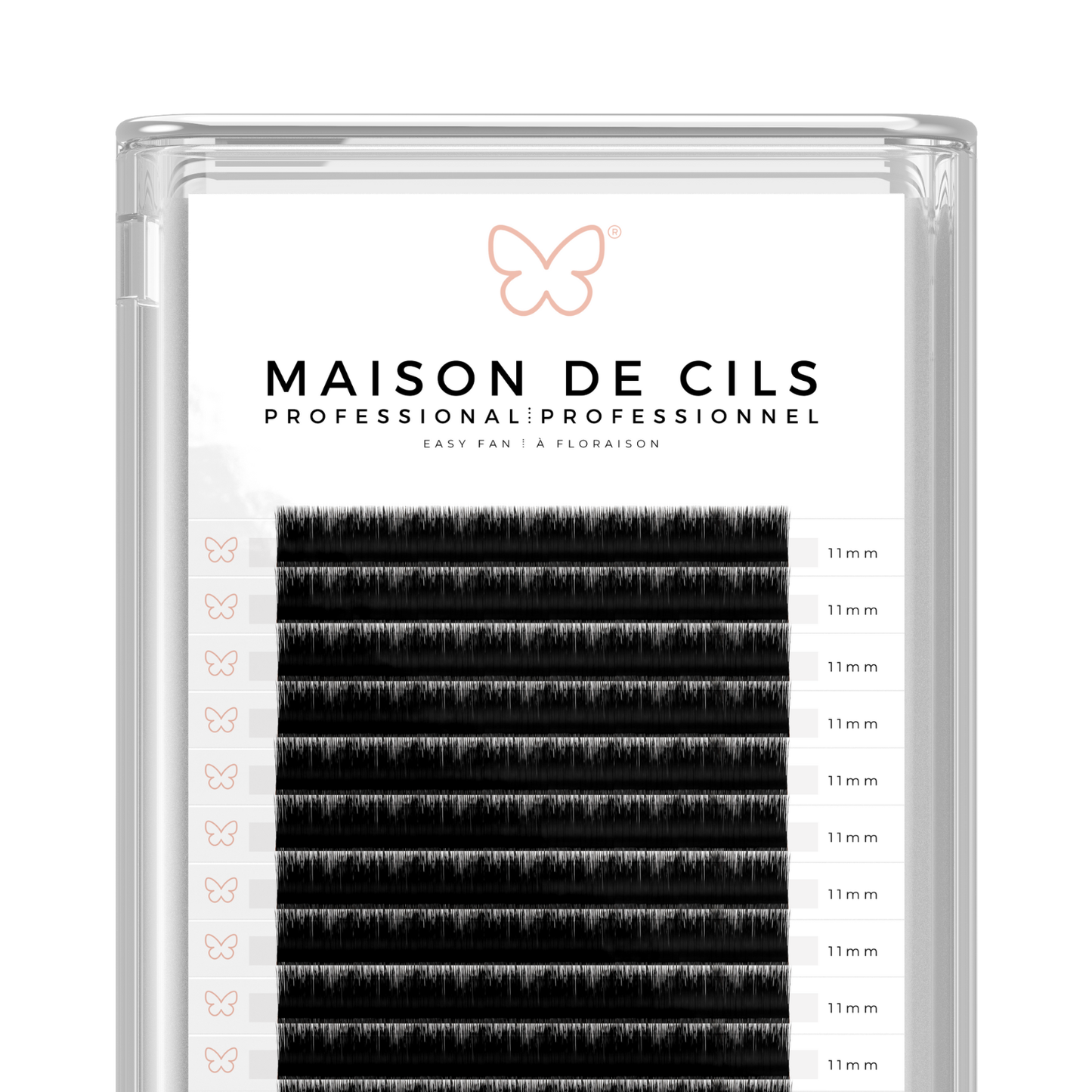 Easy fan eyelash extension tray