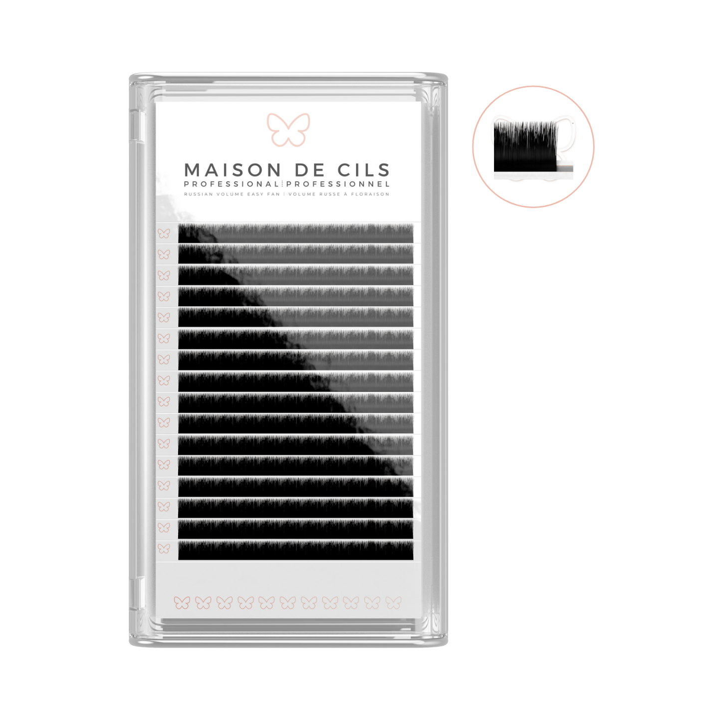 Extensions de cils volume russe easy fan (D)