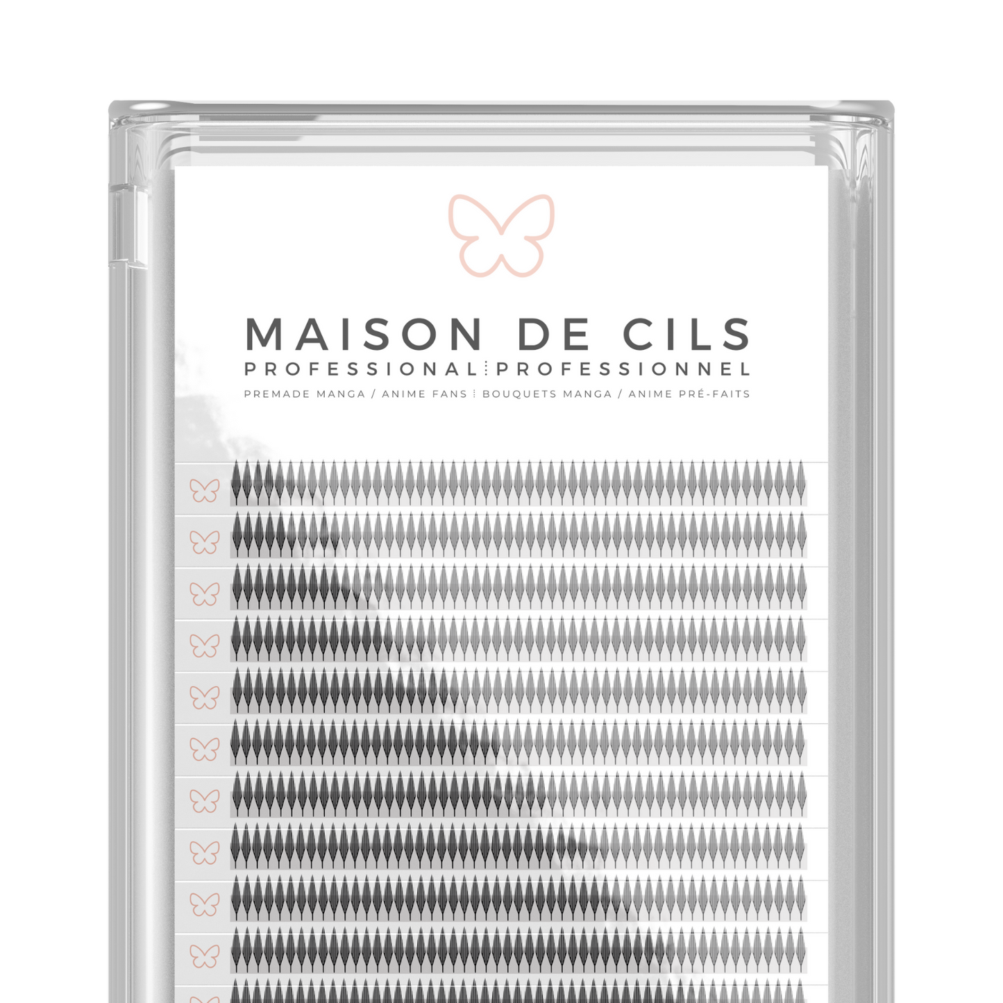 Manga eyelash extension trays (D)