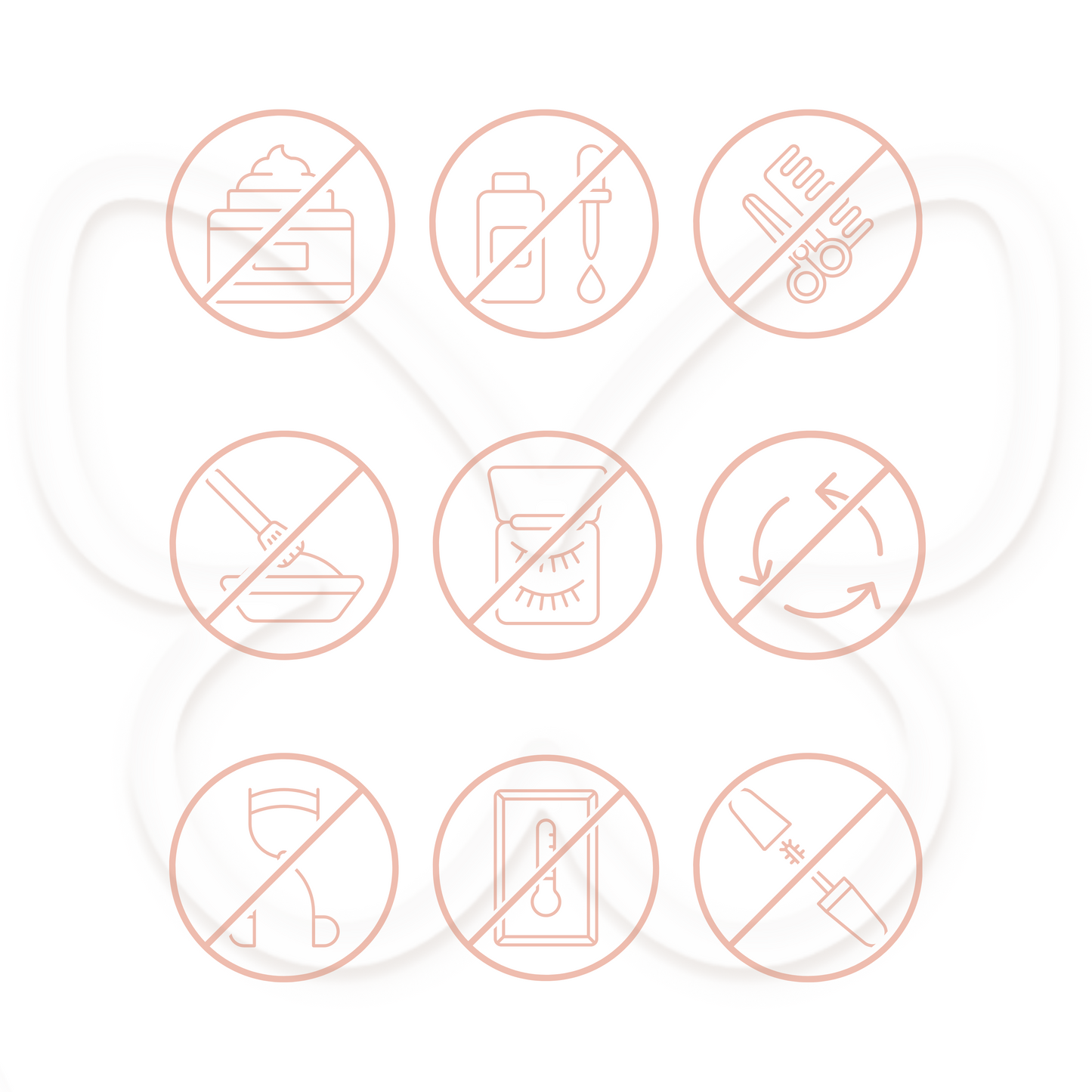 Extensions de cils flèche préfabriquées