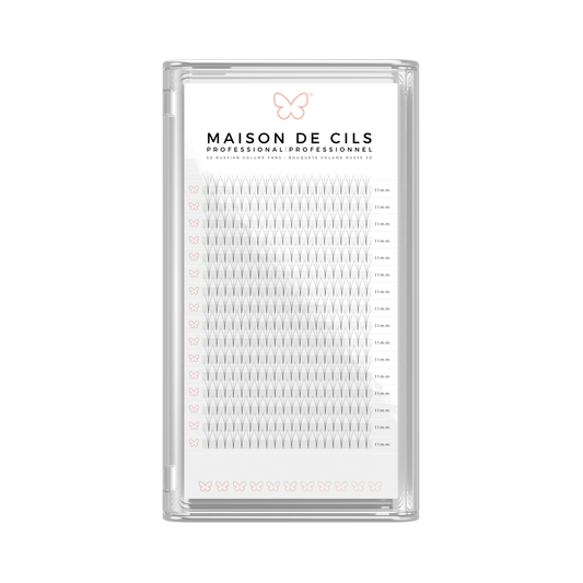 3D Russian volume premade eyelash extension tray