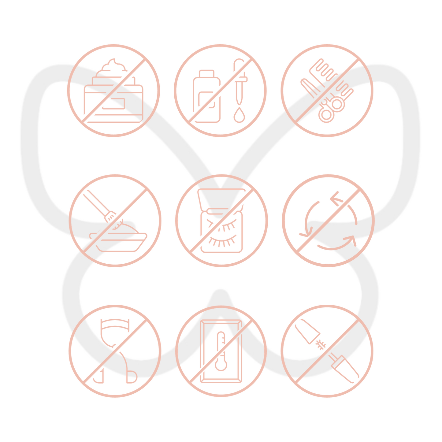 Russian volume premade eyelash extension trays (D)