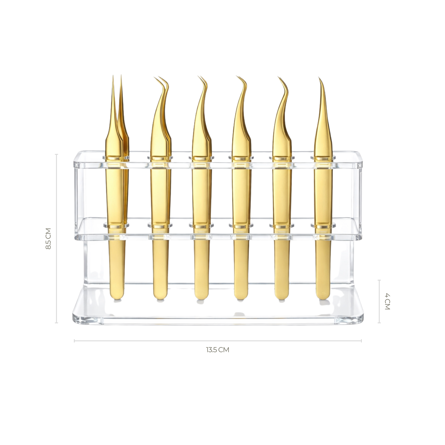 Acrylic tweezer holder