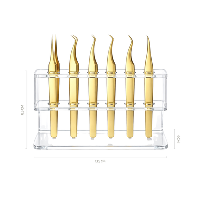 Acrylic tweezer holder