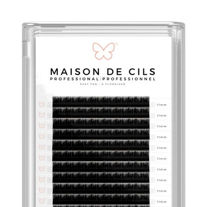 Easy fan eyelash extension tray