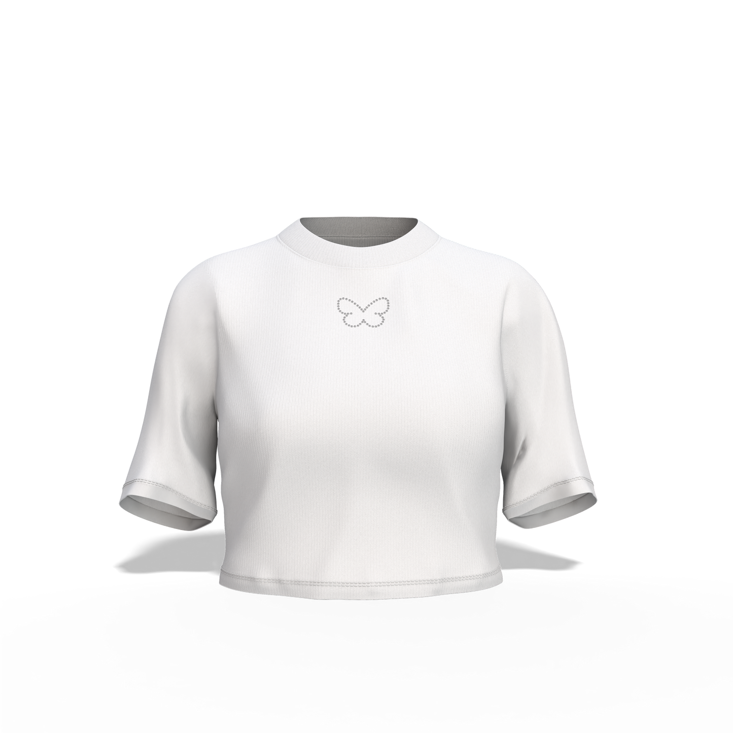 Rhinestone crop top