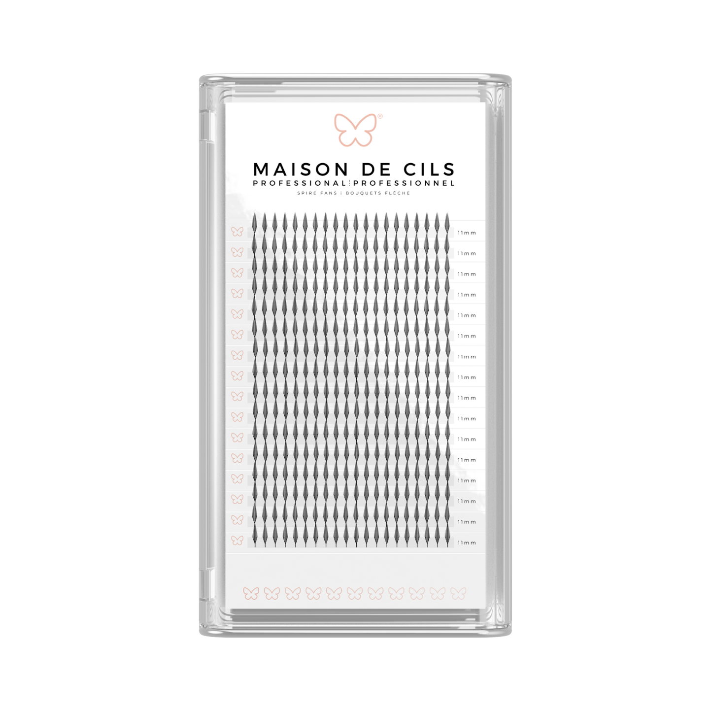 Spire eyelash extension tray