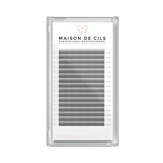 5D Russian volume premade eyelash extension tray