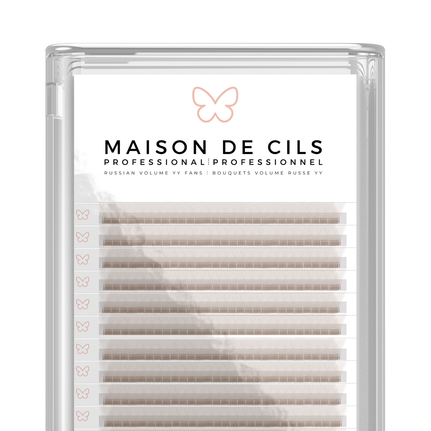 YY eyelash extension trays (D)