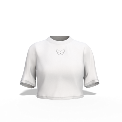 Rhinestone crop top